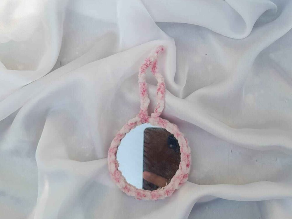 Crochet Mirror and Keychain