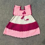 Pink crochet dress