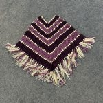 Purple crochet shrug
