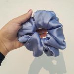 Grey scrunchie
