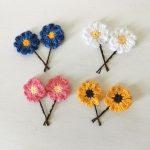 Crochet hair pins